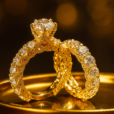 Royal Radiance™ 2-Piece Luxury Ring Set